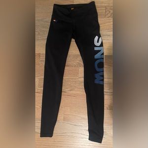 Aviator Nation XS SNOW leggings